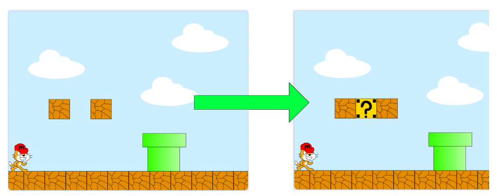 Tạo ? Block trong game Scratch Mario - 3